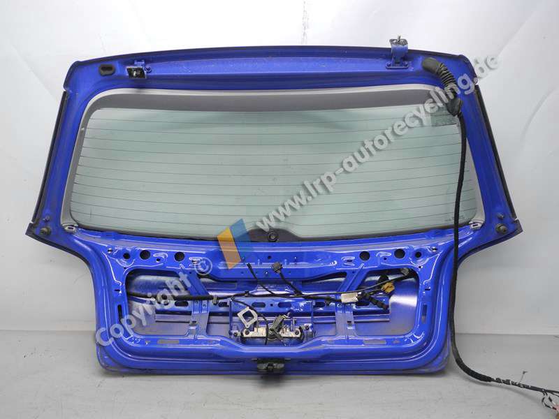 VW Polo 9N original Heckklappe mit Scheibe LA5F-Summerblue BJ2002